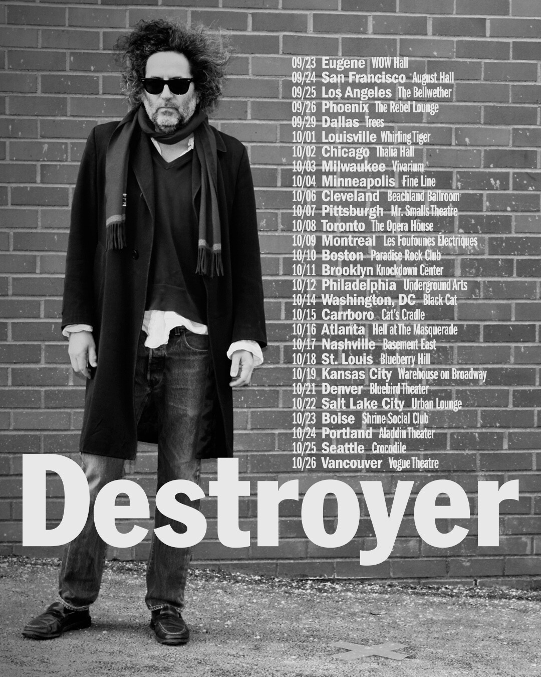 Destroyer Dan's Boogie Tour Poster 2025